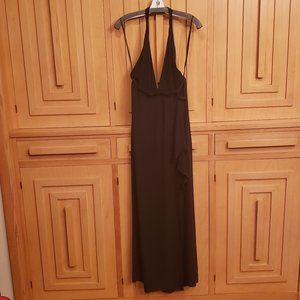 Gorgeous, sexy plunge neck maxi/gown
